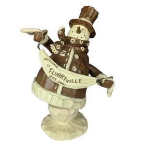 Flurryville Mayor Mike rare music box in great condition works!